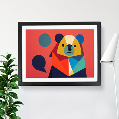 Teddy Bear Abstract Vol.3 - Single Picture Frame Print