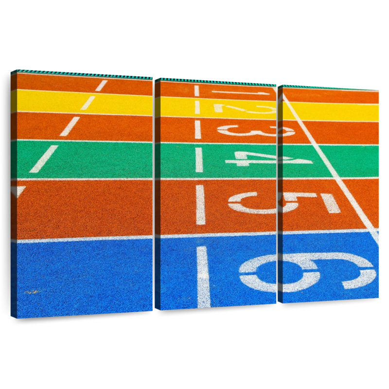 Running Track, 42" H x 65" W