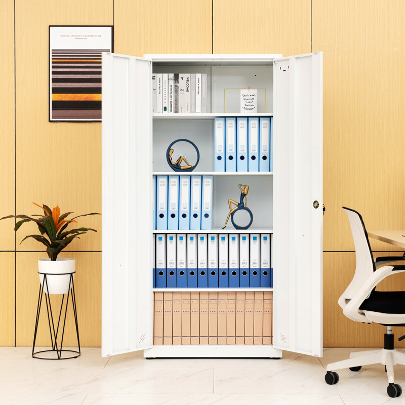 Buffet de 31,4 po Latwan, Blanc