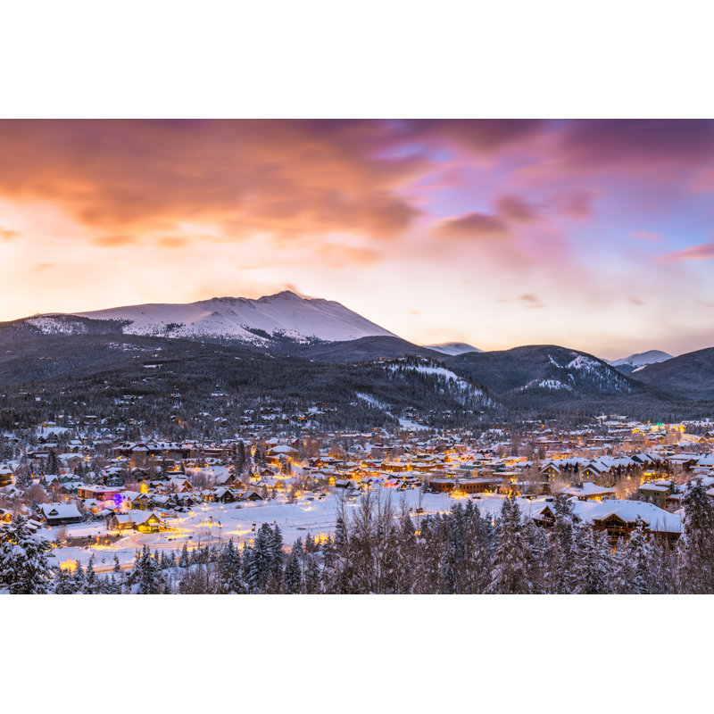 Breckenridge, Colorado - photographie sur toile tendue, H 32 po x l 48 po