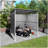 6x6FT Outdoor Pergola for Patio,Bike Storage Shed,Lean to Hardtop Grill Gazebo, Metal Pergolas and Gazebos,Year-Round Metal Gazebo Heavy Duty Awnings for Patio, Decks,Lawn, Backyard