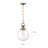 Crownfield 1-Light Single Globe Pendant-741677546