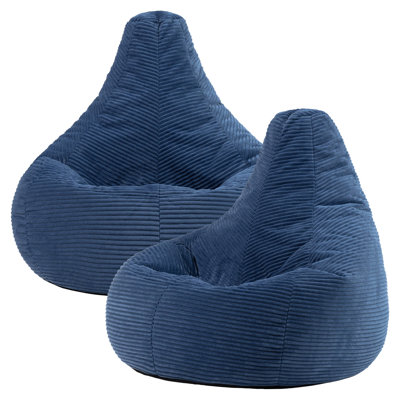 icon Dalton Medium Beanbag Corduroy Dawn Pink Set of 2