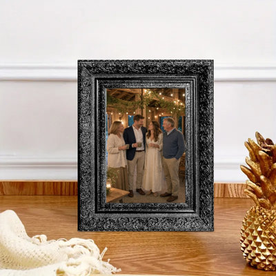 Cadre photo noir chaud 1 po 8 po x 10 po avec façade en plexiglas