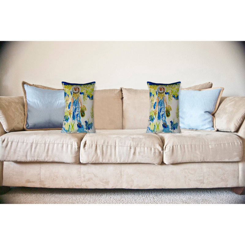 Coussin lombaire intérieur / extérieur Garden Girl