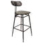 Counter Stool with Metal Frame
