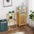 Wrenly Bamboo Tilt-out Laundry Hamper Cabinet, 4 Tier Pull-Out Laundry Hamper with Adjustable Shelf & Removable Basket-556444770