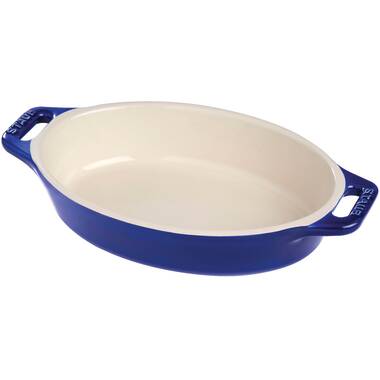  STAUB Ceramic 4-pc Baking Dish and Bowl Set - Dark Blue: Home &  Kitchen