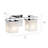 Macri Chrome 2-Light Vanity Light with Square Satin Etched Glass Shades-1131411900