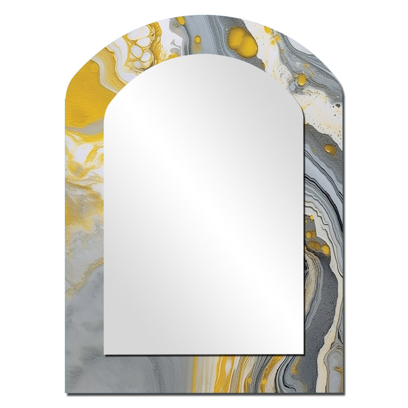 Symphonie de marbre gris gris et gris, 34 po x 25 po