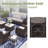 Stylish Outdoor Woven Rattan Swivel Chair And Side Table Set-110093344