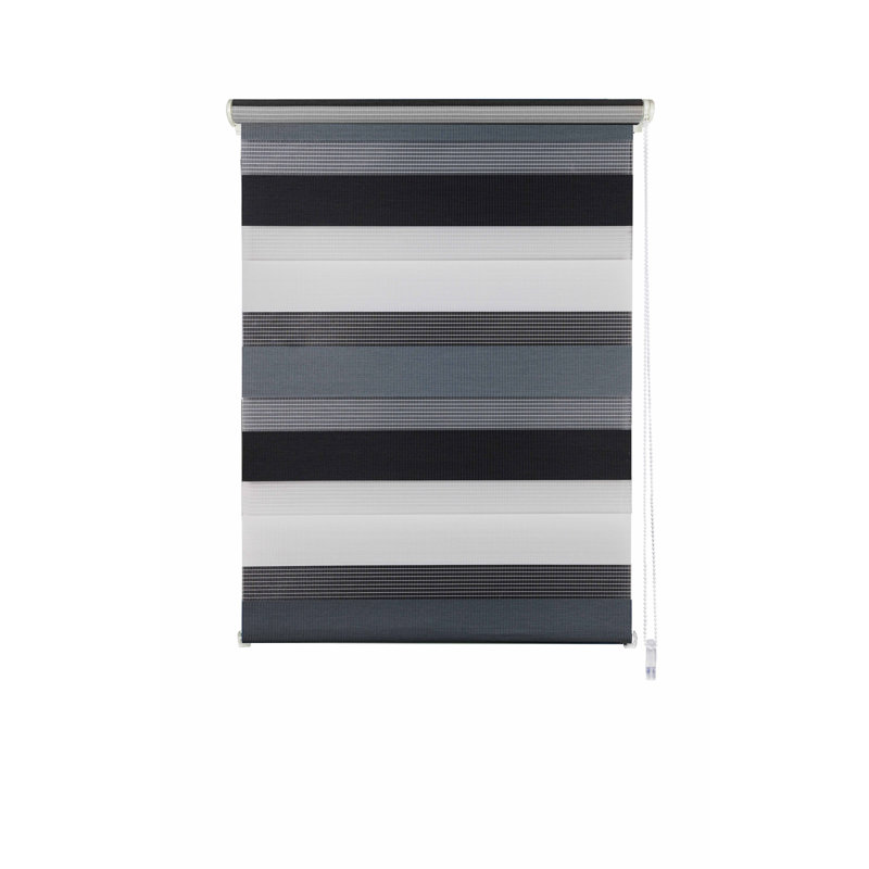 Fit-ball Room Darkening Roll-Up Blind, Grey/Anthracite, 160 cm L x 60 cm W
