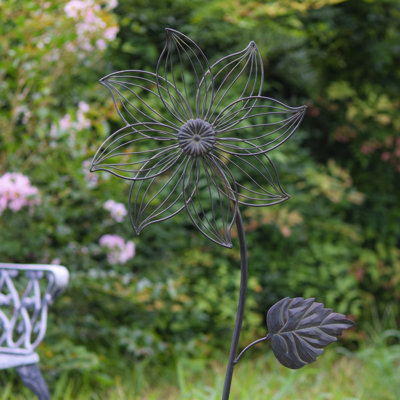 Garden Stakes Weather Resistant Metal Plants & Flowers Garden Stake