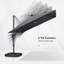 304cm Lighted Cantilever Parasol-1836189528