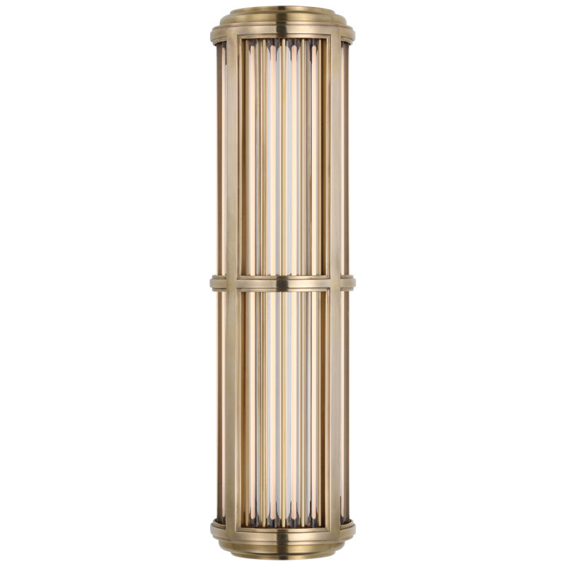 Ralph Lauren Perren Medium Wall Sconce, Natural Brass