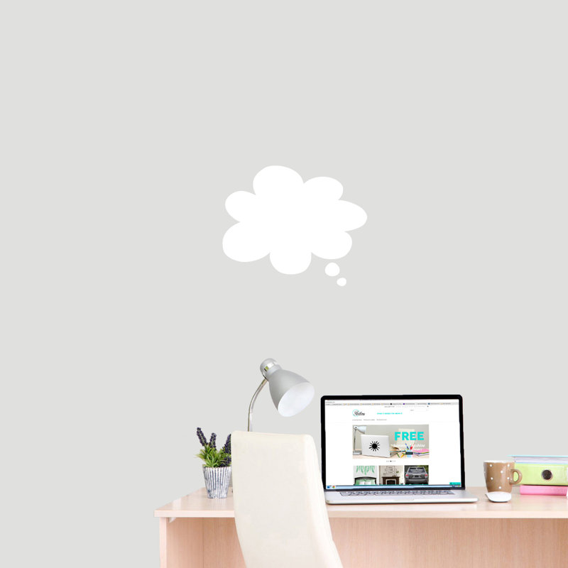 Abstract Non-Wall Damaging Wall Decal, 10" H x 12" W