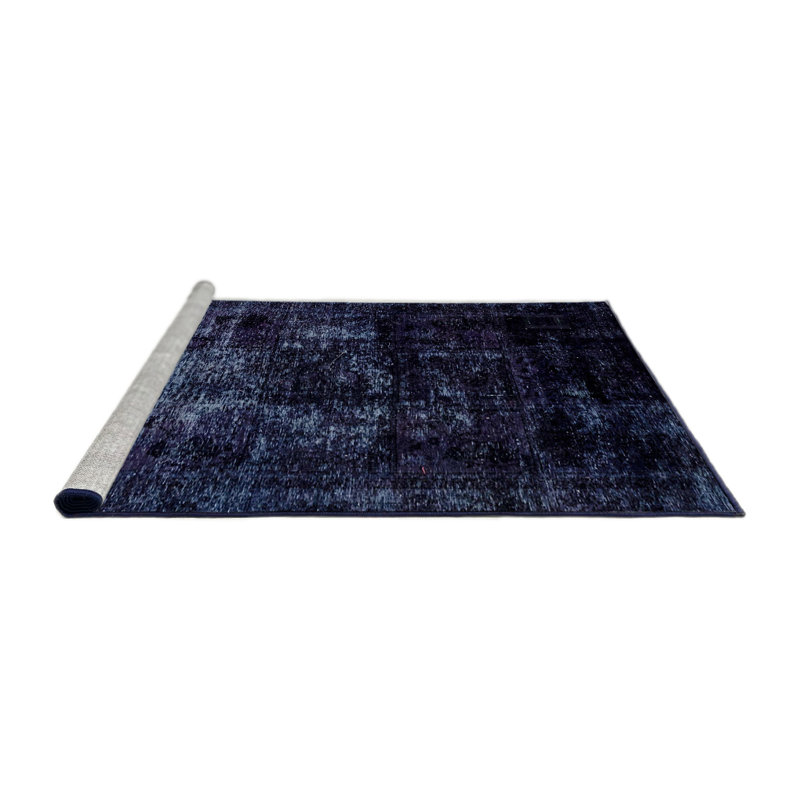Tapis abstrait 100% lavable en machine, Rond 7 pi