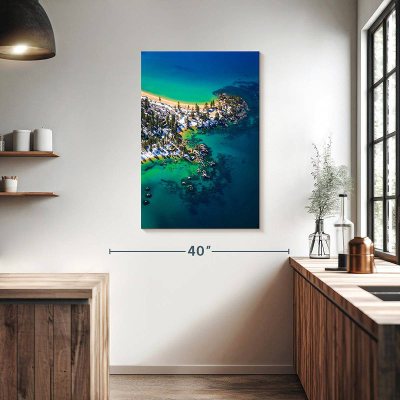 Alvord Lake Tahoe d'en haut, H 39 po x l 26 po