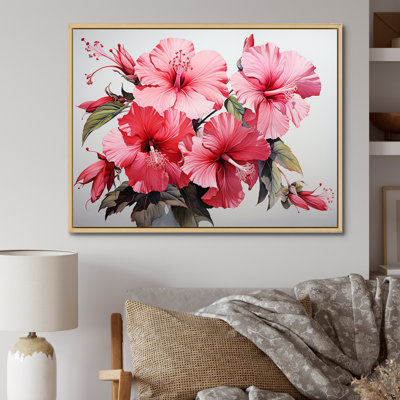 " Pink Hibiscus Minimalism Dream I "