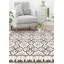 Pamala Damask Vinyl Indoor / Outdoor Area Rug-408179445
