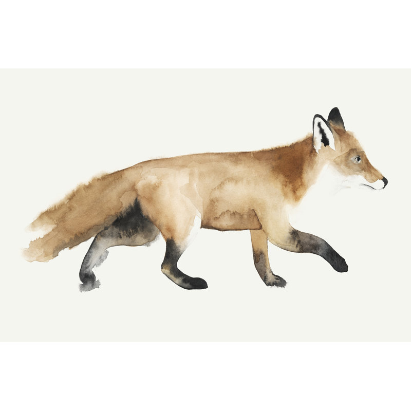 Fox Trot II by Grace Popp - Wrapped Canvas Print, 30cm H x 46cm W