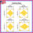 Yellow Ornate Damask Comforter-130697989