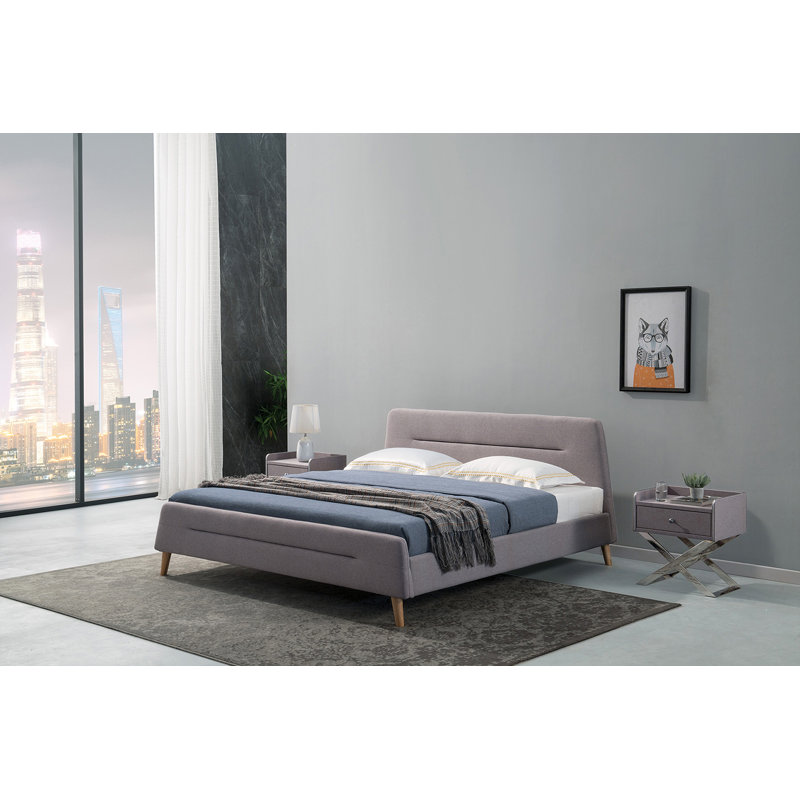 Upholstered Platform Bed, King