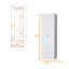 Armoire 2 tiroirs blanche 2 tiroirs