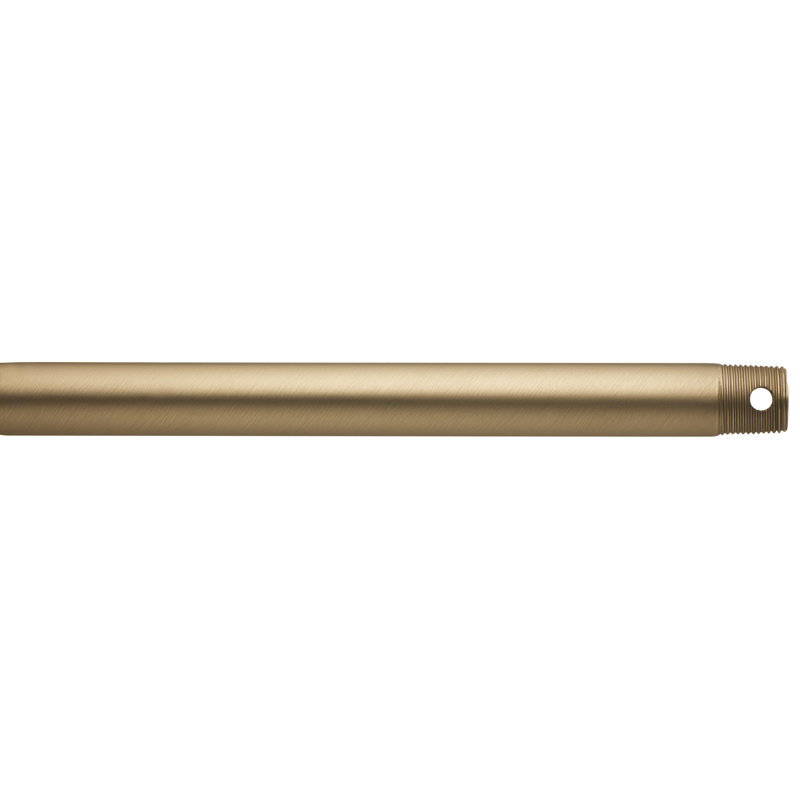 Single Threaded Ceiling Fan Downrod, Champagne Bronze, 48" H x 1" W x 1" D