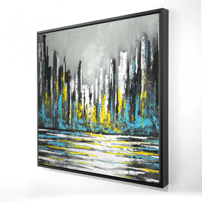 «Abstract Blue Skyline»