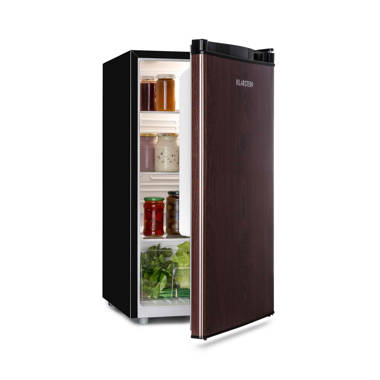 Klarstein Table Top Kühlschrank HEA-MKS-13 10005440A, 47 cm hoch, 38 cm  breit, Hausbar Minikühlschrank ohne Gefrierfach Glastür klein Kühlschrank