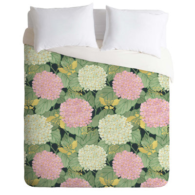Housse de couette Hydrangea and Butterflies