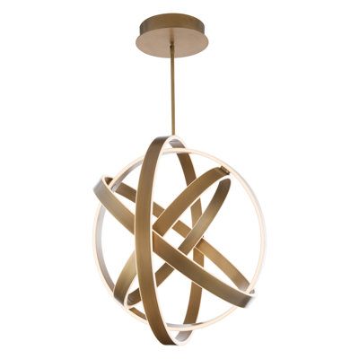 Kinetic 1-Light Globe Chandelier
