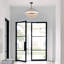 Lustre tambour 4 lumières en lin moderne-170894090-170894092-170894080