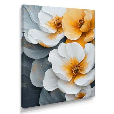 Beaman - Floral Canvas Art Print