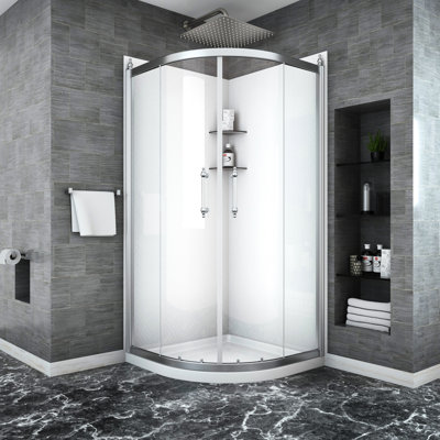 Porte de baignoire-douche 36 po x 75 po - Cadre, salle de bain hygiénique 36 po x 75 po