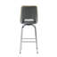Bacarri Swivel Upholstered Counter Stool with Metal Frame-2096985575