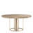 Remington Oak Oval Solid Wood Top Dining Table