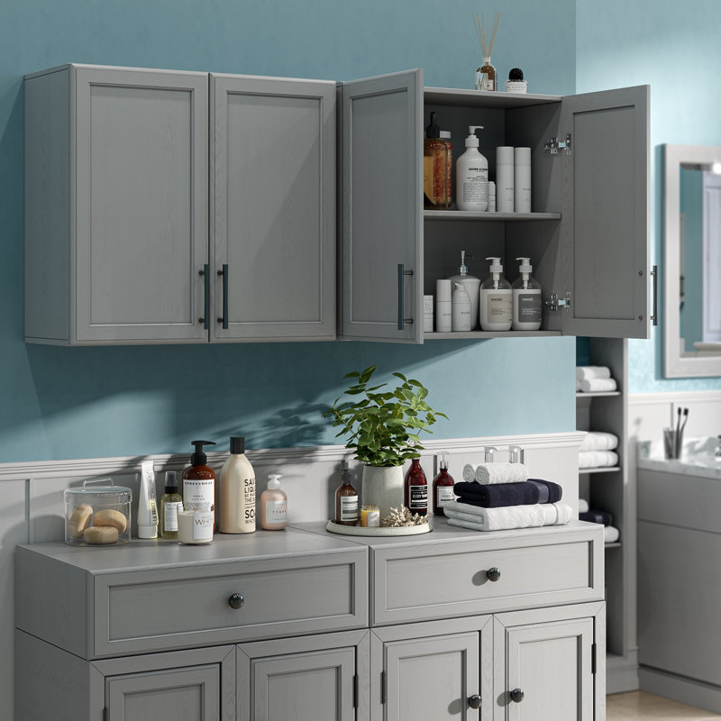 Armoire murale de cuisine 48 ", Gris