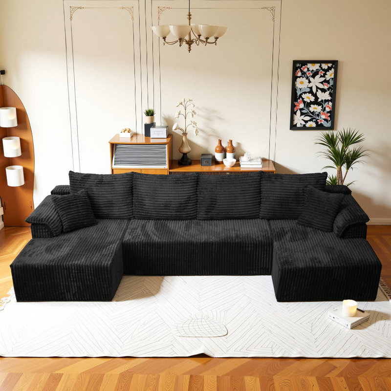 4 Seater Velvet Sofa