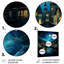 Winter Canal In City By Night - Art mural en métal City-2138553414