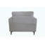 Chaise moderne en lin gris clair