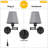 Ilka Plug-in Swing Arm Sconce-591745985-591745984