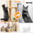 Rope for Cat Scratching Post, Natural Hemp Rope for Scratching Post Tree Replacement, Cat Scratching Sisal Rope,8mm Thick Natural Jute Rope for Scratch Posts, Cat Trees, DIY Projects-1966549527