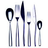 Arte 36 - Piece Stainless Steel Flatware Set - Service for 6