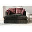 Canapé de chaise longue moderne à 2 places 54,7 po avec accoudoirs moelleux pour salon et appartement