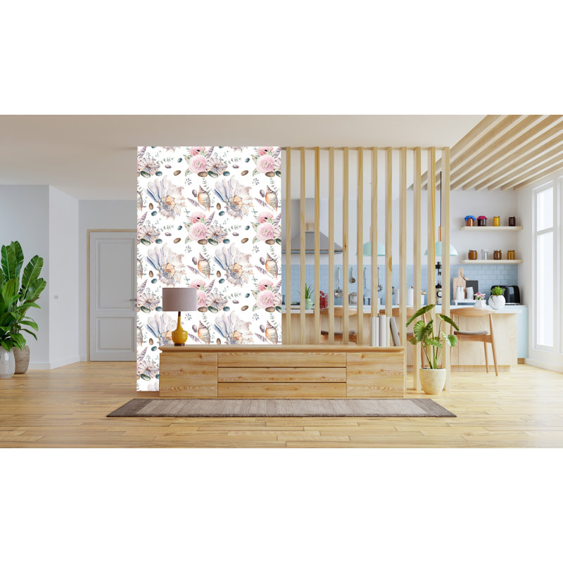 Papier peint amovible coquillages hawaïens