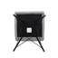 44cm H Tufted Velvet Upholstered Dining Chair in Gray
