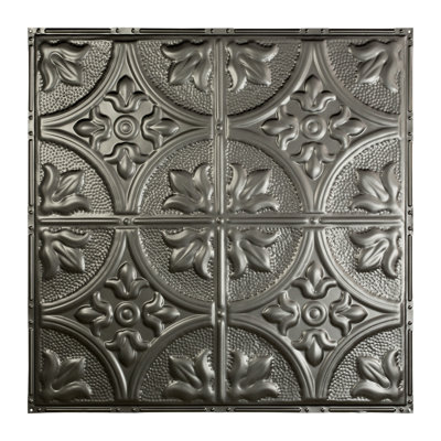 Great Lakes Tin Jamestown 2'x2' Nail-Up Ceiling Tile (Pack of 5)