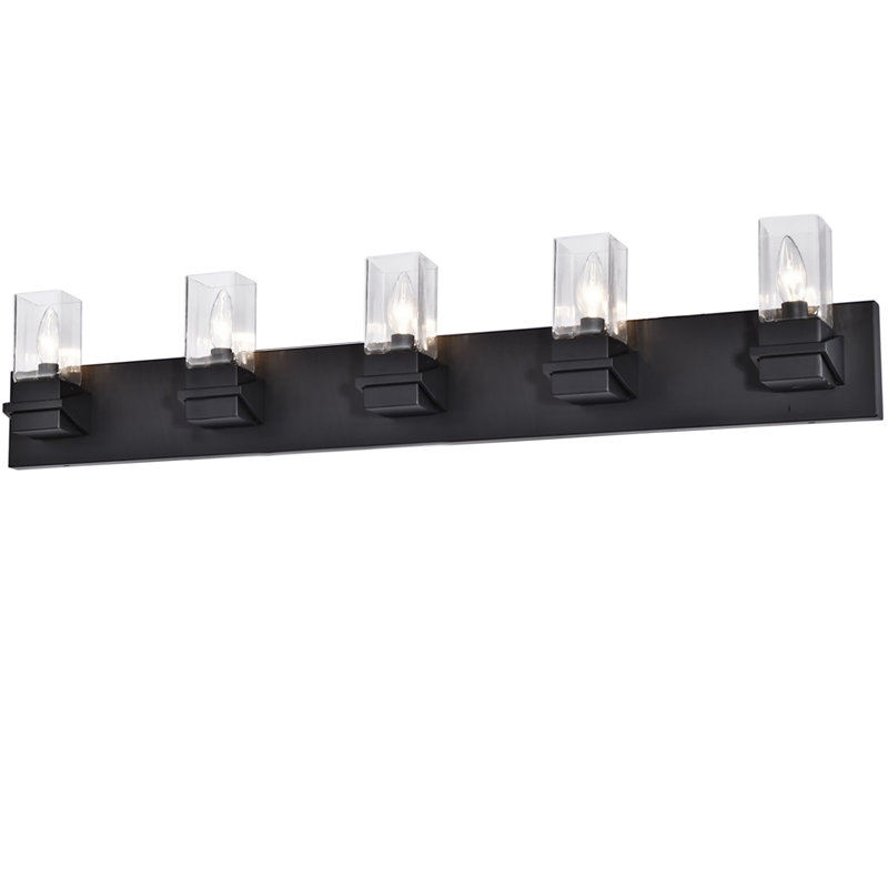 Kilo 5 - Light Dimmable Vanity Light, Matte Black